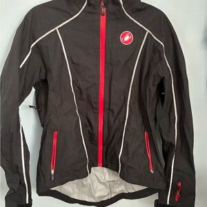 Women's Black and Red Cycling Jacket